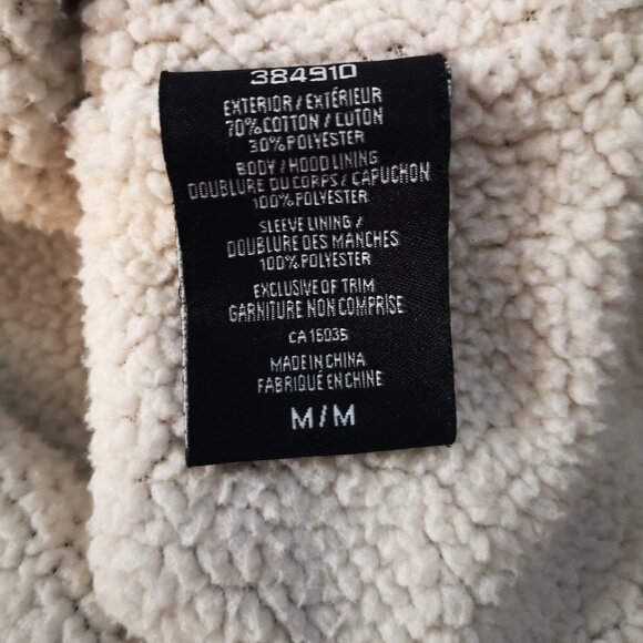 Lady Hathaway Ladies Tan Fleece Lined Full Zip Jacket with Hood - Picture 4 of 8